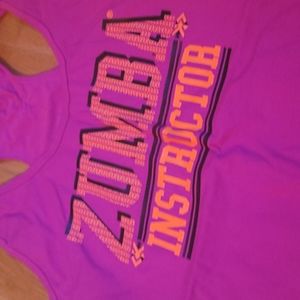 Zumba racerback tank
